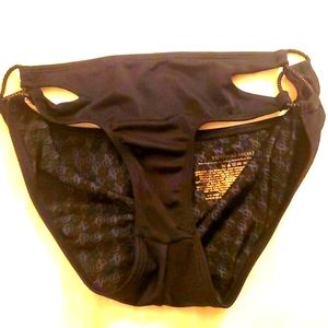 Victoria Secret swimsuit panties size S/P Very good condition black Color
